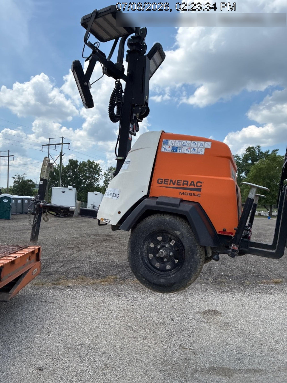 2024 Generac MLT2 Diesel, Flex Switch 120V Input, Powerzone Controller, 
(4) 320W LED Lights, 4kW Generator, 39.9 Gal Fuel Tank, 2" Ball, T3