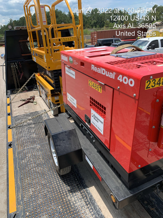 2022 Shindaiwa DGW400MDL Kubota D902 Engine, 23 HP, Dual Op Welder, Wire, Arc, Droop Stick, Tig, and CC Stick Functionality, Simulphase, 3 Phase and 1 Phase Gen Output, Single Axle NB Trlr, Slr Trckl Chrg 12V 12W, Fire Ext