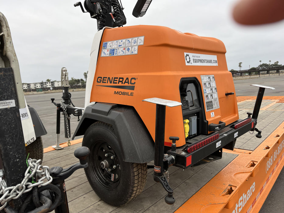 2023 Generac MLT2 Diesel, Flex Switch 120V Input, Powerzone Controller, 
(4) 320W LED Lights, 4kW Generator, 39.9 Gal Fuel Tank, 2" Ball, T3