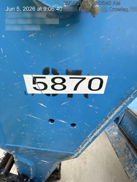 2017 Genie GTH-844 Genie GTH-844, Solid Tires, 60" carriage/forks, Open ROPS, Work Lights