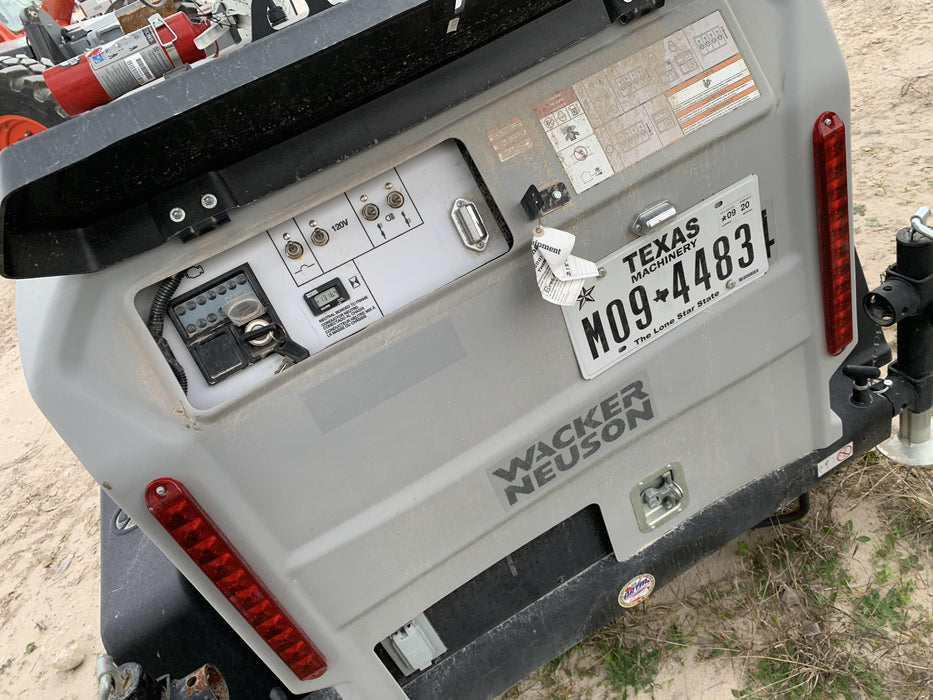 2019 Wacker Neuson LTV6L-MH Wacker Neuson LTV6L Mobile Light Tower w/Fuel Level Sensor Installed