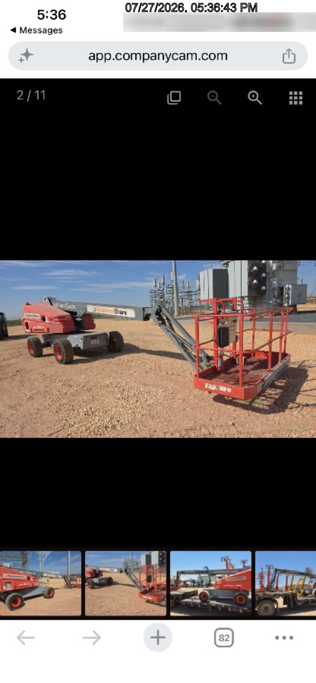 2019 SKYJACK SJ45T+