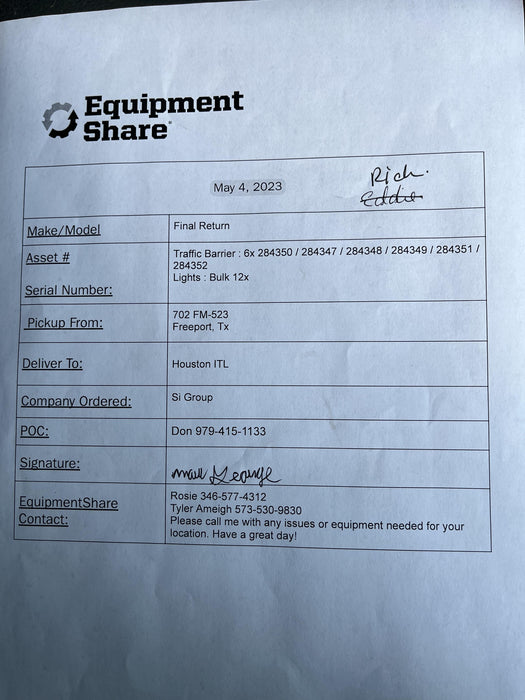 2022 HOUSTON BARRICADE 3206-70