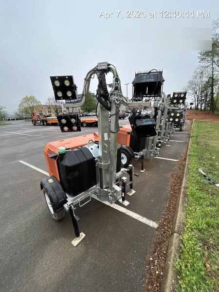 2024 Wanco WLTT-4MM4K Diesel, Mitsubishi L2E, 9.0HP @1800 rpm, Deep Sea Controller, Shore Power Plug, Auto Start, (4) 350W LED Floodlights, 4kW Generator, 60 Gal Fuel Tank, 2" Ball, T3