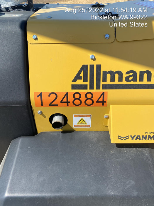 2020 Allmand NLV3GR (4) LED Light Fixture 350W, 23' Vertical Mast, 3kW Prime, Towable, Deep Sea L401, Leveling Jacks, Yanmar T4F 5.8hp