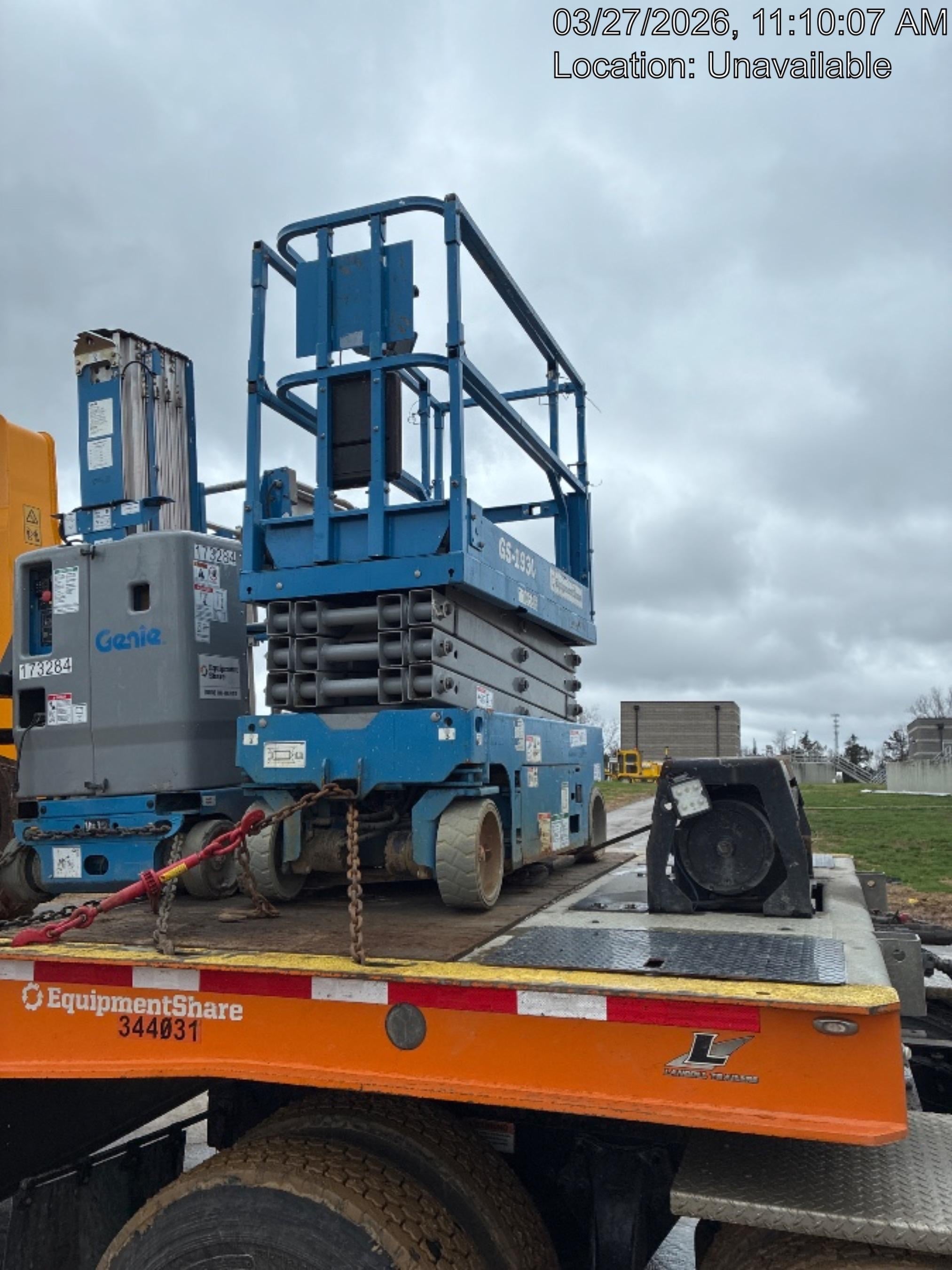 2020 Genie GS-1930 Solid Non Marking Tires, Beacon, Folding rails with half height swing gate, 800W Inverter