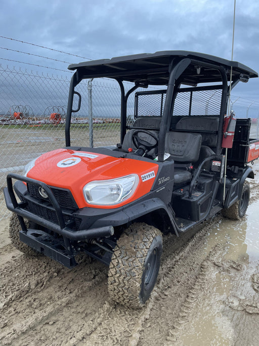 2022 Kubota RTV-X1140W-H Plastic Canopy, Windshield Acrylic Clear, LED Strobe Light, Wire Harness Kit, Back up Alarm