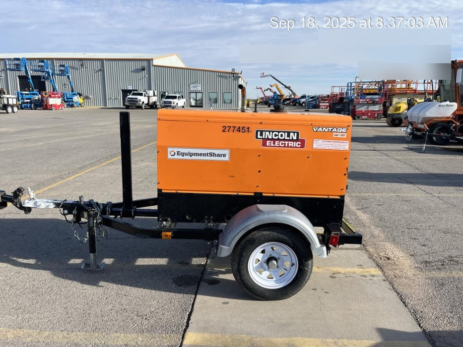 2022 Lincoln Electric LE400 Kubota V1505, Trlr, Cable Rack, Light Kit, ES Decals, T3