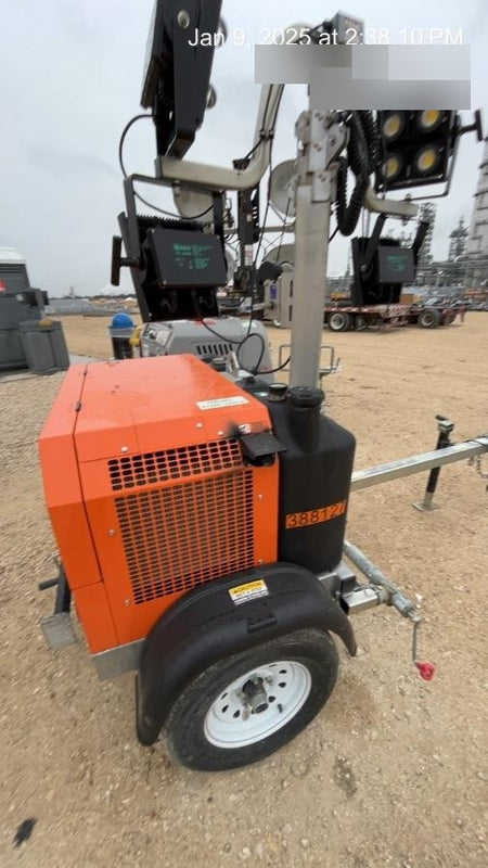 2024 Wanco WLTT-4MM4K Diesel, Deep Sea Controller, Shore Power Plug, Auto Start, (4) 350W LED Floodlights, 4kW Generator, 60 Gal Fuel Tank, 2" Ball, T3