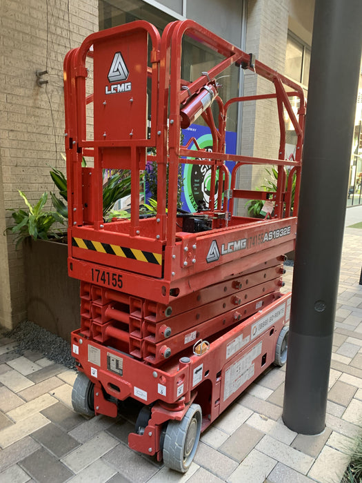 2021 Lgmg AS1932E Electric Drive, Solid Non Marking Tires, Dual Beacons