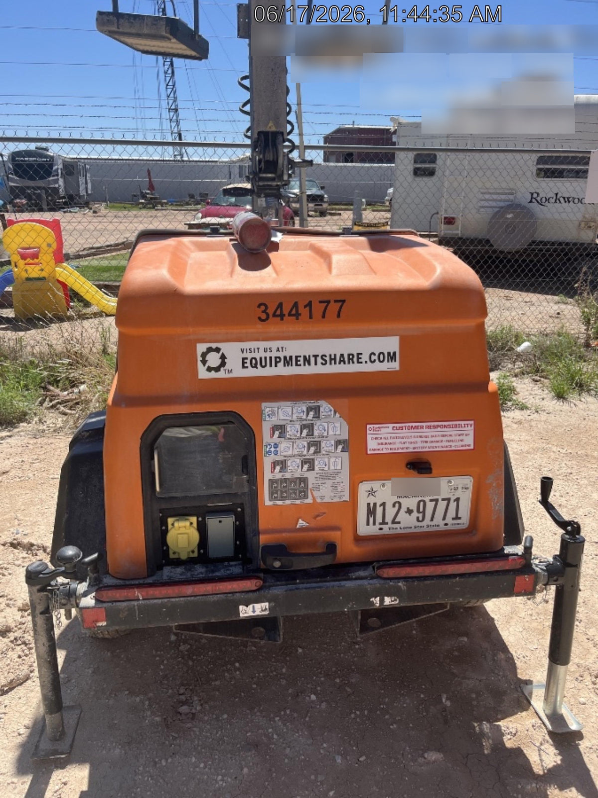 2023 Generac MLT2 Diesel, Flex Switch 120V Input, Powerzone Controller, (4) 320W LED Lights, 4kW Generator, 39.9 Gal Fuel Tank, 2" Ball, T3