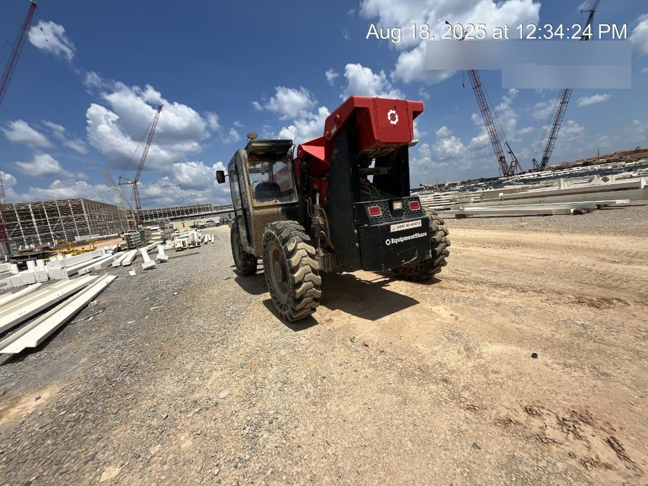 2019 Manitou MTA12042 Cab/Heat/Air, 120 HP, Solid Tires, Work Lights, Lift Hook, Auxiliary Hydraulics 66" Carriage and 60" Forks