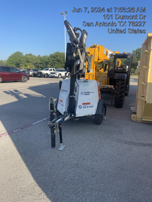 2024 Generac MLT2 Diesel, Flex Switch 120V Input, Powerzone Controller, 
(4) 320W LED Lights, 4kW Generator, 39.9 Gal Fuel Tank, 2" Ball, T3