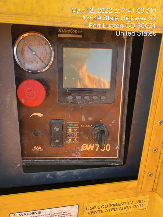 2020 ATLAS COPCO PAS 100 HF CS Enclosed