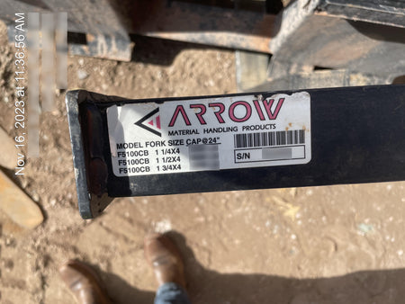 2023 ARROW MATERIAL HANDLING 48" Pallet Forks - Arrow
