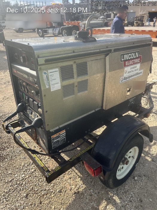 2019 Lincoln Electric Vantage 322 Lincoln Vantage 322 Welder w/Trailer, Light Kit, Cable Rack
