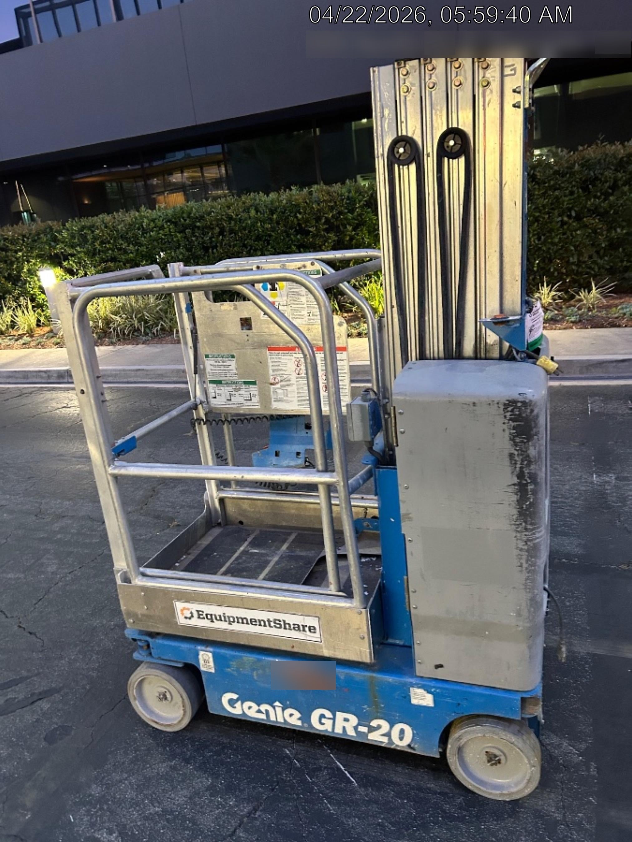 2018 GENIE GR-20