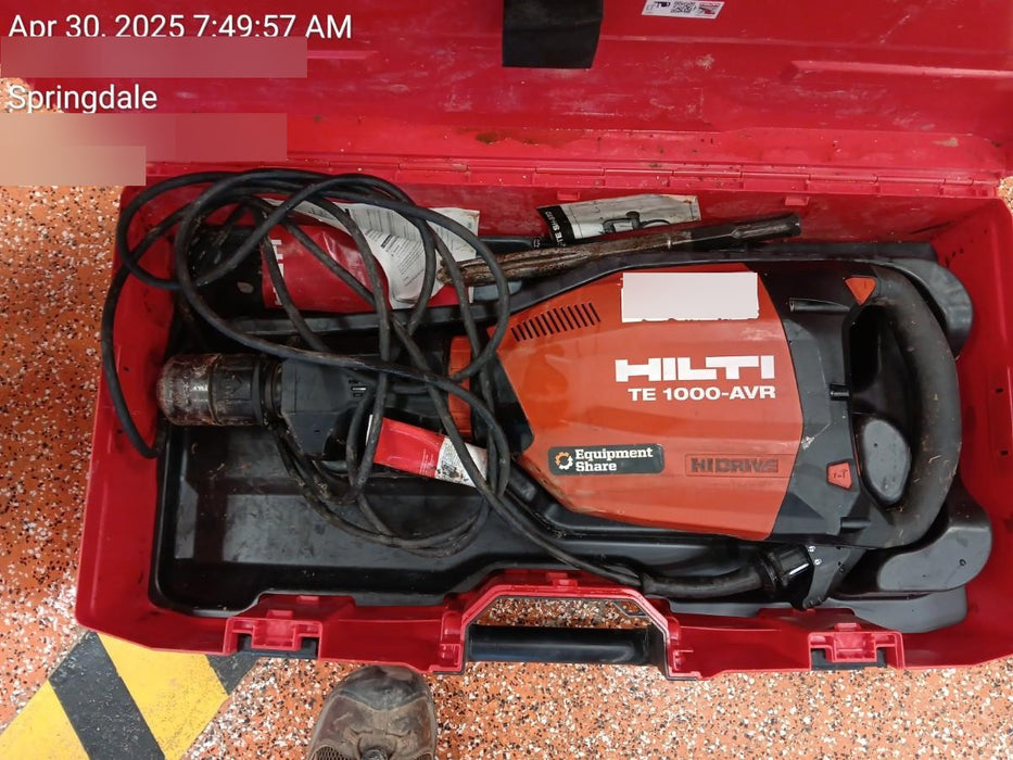 2019 HILTI TE 1000-AVR