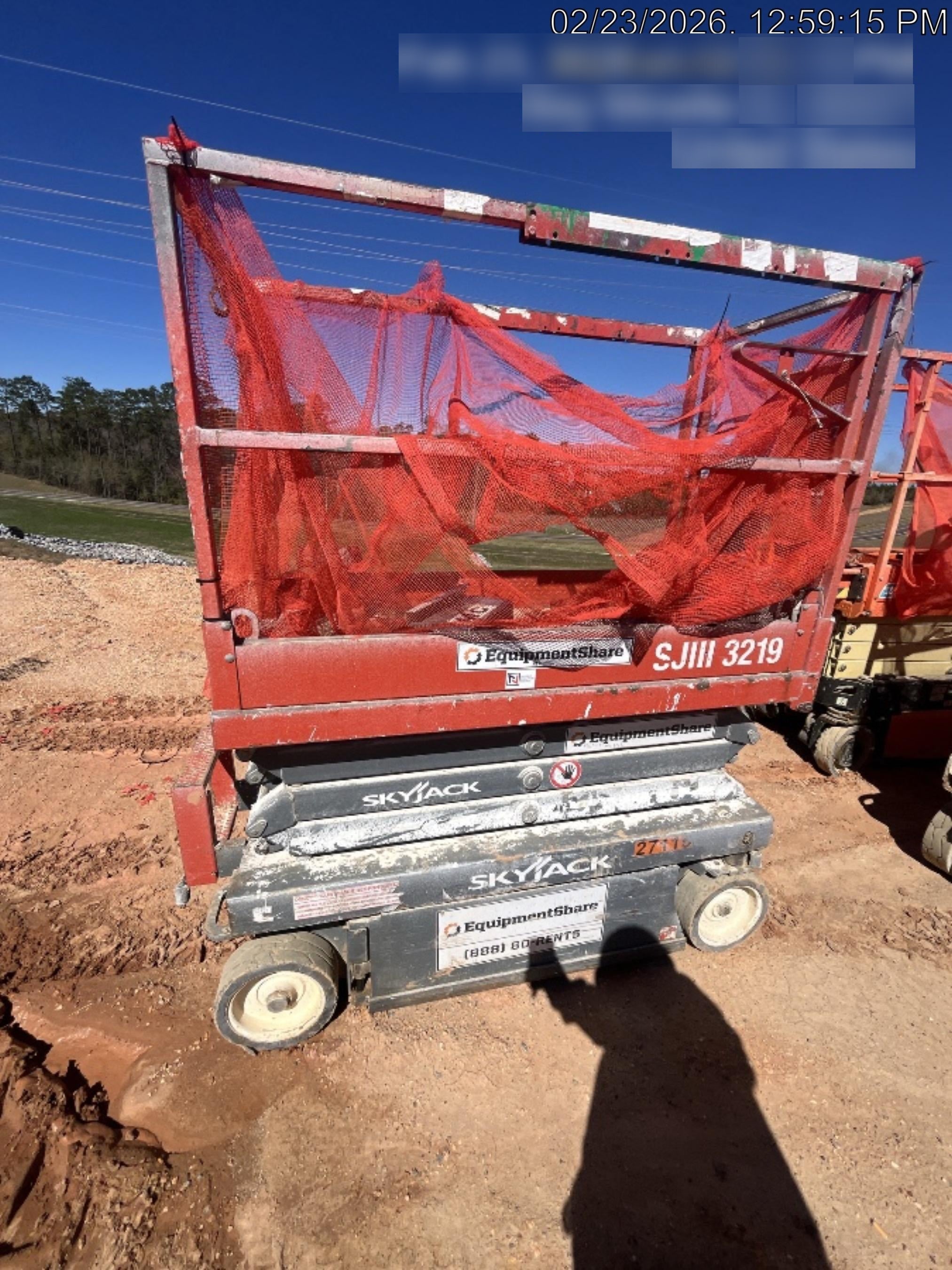 2019 Skyjack SJIII-3219 Standard Options