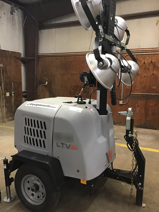 2019 Wacker Neuson LTV6L-MH Mobile Light Tower w/Fuel Level Sensor Installed