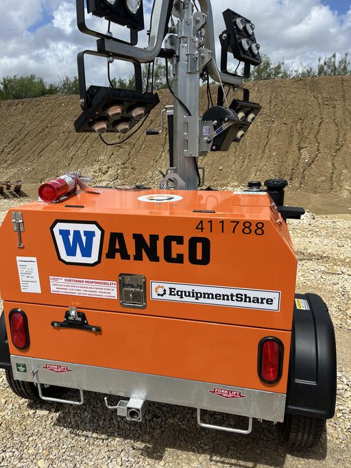 2024 Wanco WLTT-4MM4K Diesel, Deep Sea Controller, Shore Power Plug, Auto Start, (4) 350W LED Floodlights, 4kW Generator, 60 Gal Fuel Tank, 2" Ball, T3