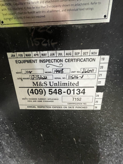 2022 STAR INDUSTRIES 1448B