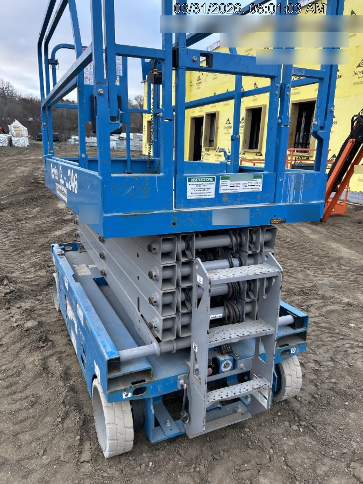 2018 Genie GS-3246 GS-3246 w/Folding rails, Full height swing gate