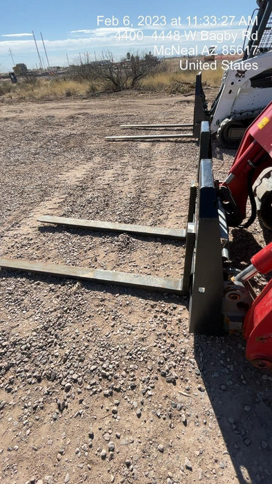 2021 FEMA 60" Skid Steer Forks FEMA