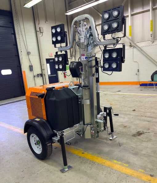 2024 Wanco WLTT-4MM4K Diesel, Deep Sea Controller, Shore Power Plug, Auto Start, (4) 350W LED Floodlights, 4kW Generator, 60 Gal Fuel Tank, 2" Ball, T3