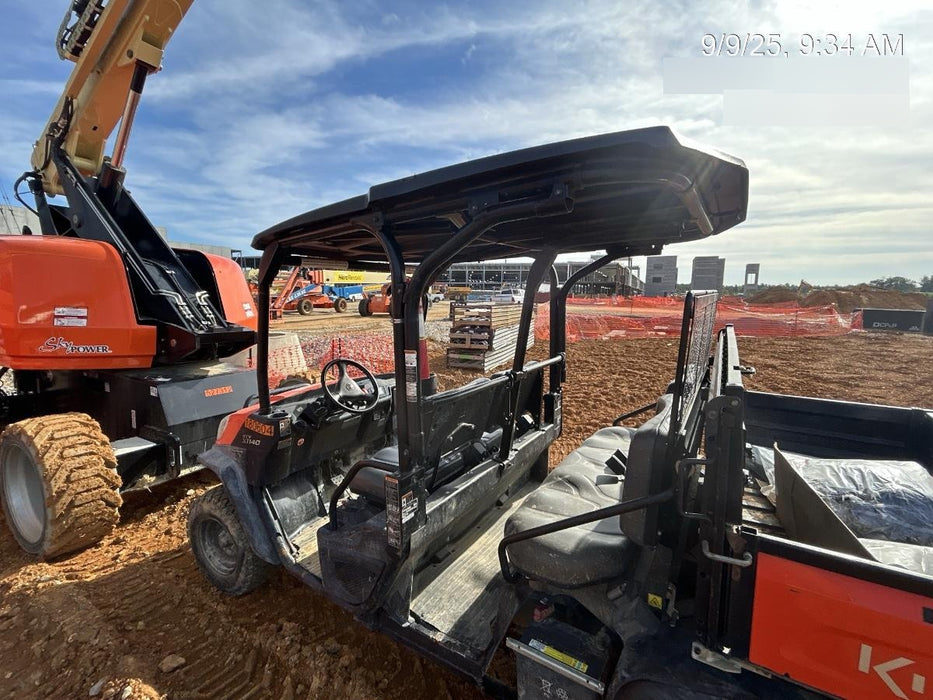 2021 Kubota RTV-X1140W-H Plastic Canopy, Windshield Acrylic Clear, LED Strobe Light, Wire Harness Kit, Back up Alarm