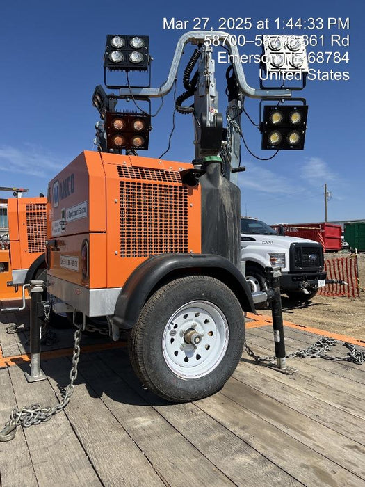2024 Wanco WLTT-4MM4K Diesel, Deep Sea Controller, Shore Power Plug, Auto Start, (4) 350W LED Floodlights, 4kW Generator, 60 Gal Fuel Tank, 2" Ball, T3