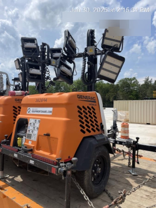 2023 Generac MLT2 Diesel, Flex Switch 120V Input, Powerzone Controller, 
(4) 320W LED Lights, 4kW Generator, 39.9 Gal Fuel Tank, 2" Ball, T3