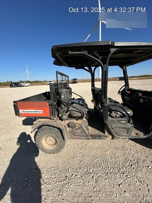 2019 Kubota RTV-X1140W-H 4wd Utility Cart, LED Strobe, Windshield Tempered Glass, Plastic Canopy, Wire Harness Kit, Backup Alarm