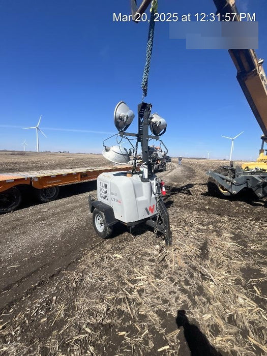 2018 Wacker Neuson LTV6L-MH Wacker Neuson LTV6L Mobile Light Tower w/Fuel Level Sensor Installed