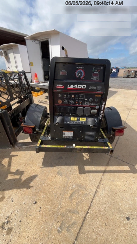 2024 Lincoln Electric LE400 Kubota V1505, Trlr, Cable Rack, Light Kit, ES Decals, T3