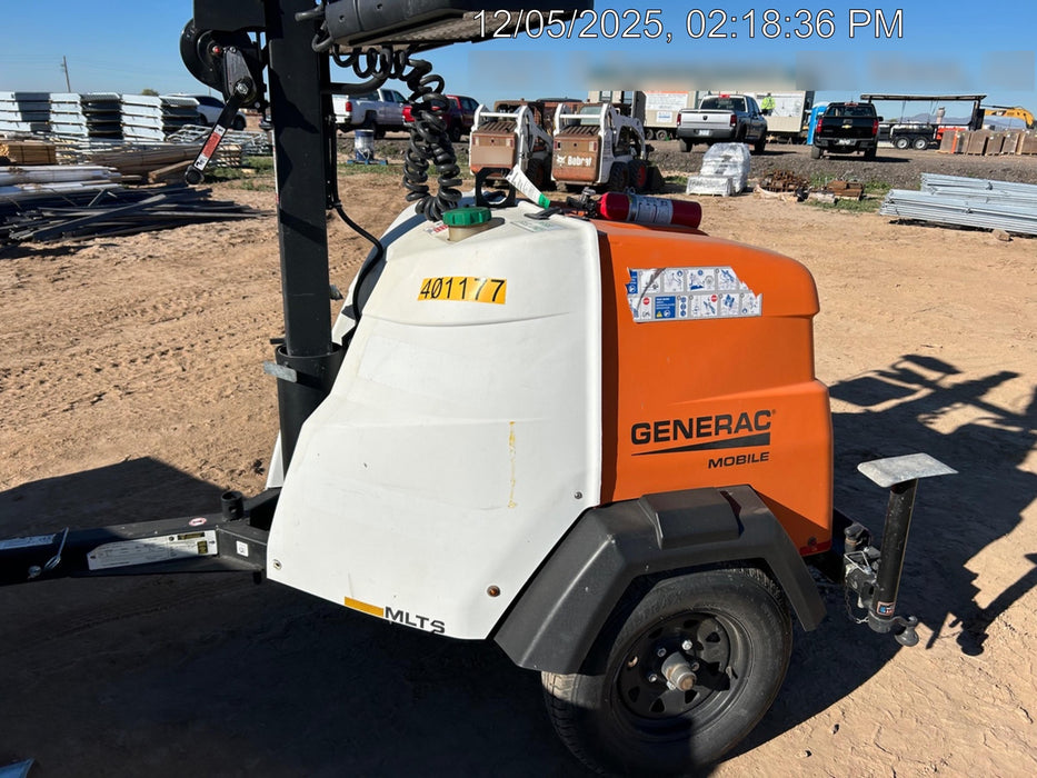 2024 Generac MLT2 Diesel, Flex Switch 120V Input, Powerzone Controller, 
(4) 320W LED Lights, 4kW Generator, 39.9 Gal Fuel Tank, 2" Ball, T3