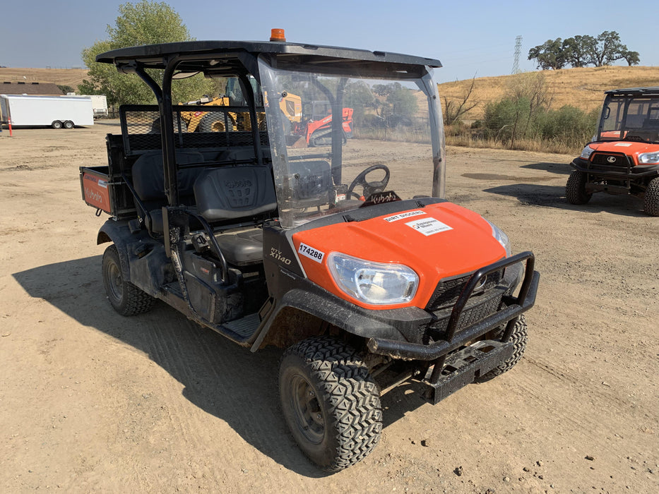 2021 Kubota RTV-X1140W-H Plastic Canopy, Windshield Acrylic Clear, LED Strobe Light, Wire Harness Kit, Back up Alarm