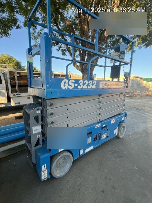 2021 Genie GS-3232 Electric Drive, NM Sld Tires, Bcn, EST