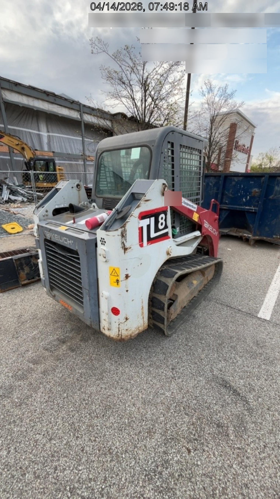 2020 TAKEUCHI TL8R2-CR