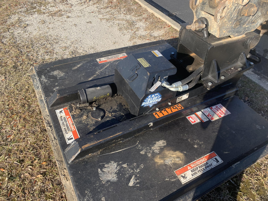 2020 BLUE DIAMOND 50" Brush Cutter, Mini Excavator