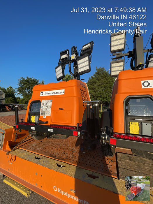 2023 Generac MLT2 Diesel, Flex Switch 120V Input, Powerzone Controller, (4) 320W LED Lights, 4kW Generator, 39.9 Gal Fuel Tank, 2" Ball, T3