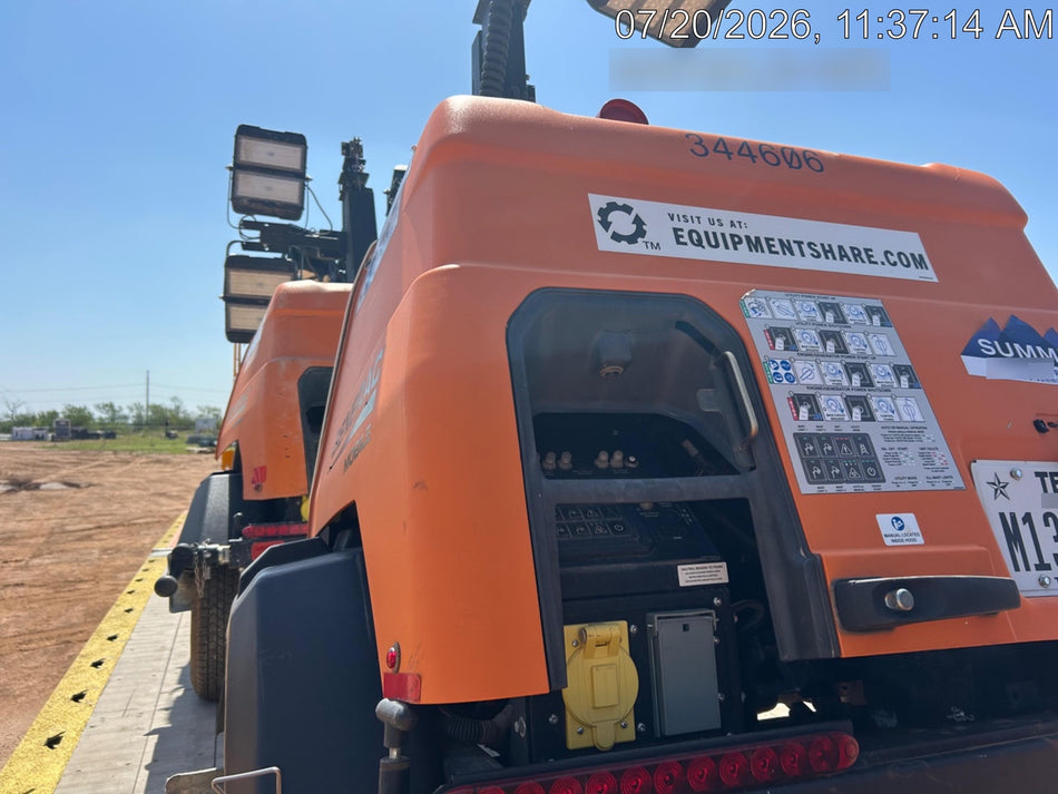 2023 Generac MLT2 Diesel, Flex Switch 120V Input, Powerzone Controller, (4) 320W LED Lights, 4kW Generator, 39.9 Gal Fuel Tank, 2" Ball, T3