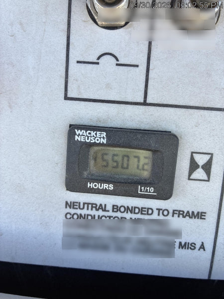 Wacker Neuson LTV6K-MH Power mast, 1100W MH, Fuel Sensors, Wiring Harness