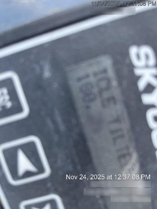 2020 Skyjack SJIII-3219 Solid NM Tires, Half height spring hinged entry gate, Dual Beacons, 800W Inverter