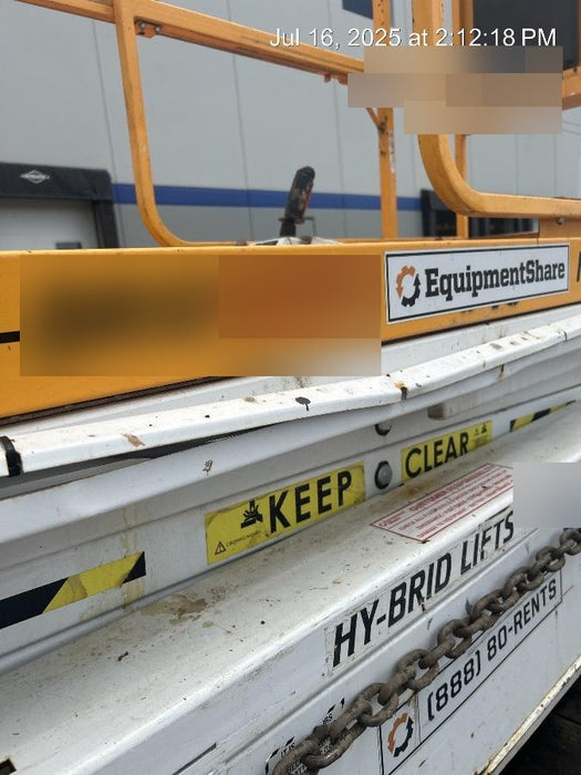 Custom Equipment HB-1430 Hy-Brid Scissor Lift
Platform capacity up to 670 lbs
Working height up to 20 ft
Weighs under 1,700 lbs
Non-marking wheels