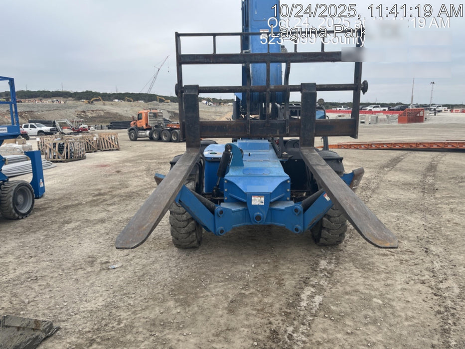 2019 Genie GTH-1056 Canopy, Solid RT Tires, LED Work Lights, Beacon 60" QA Carriage, 60" Forks