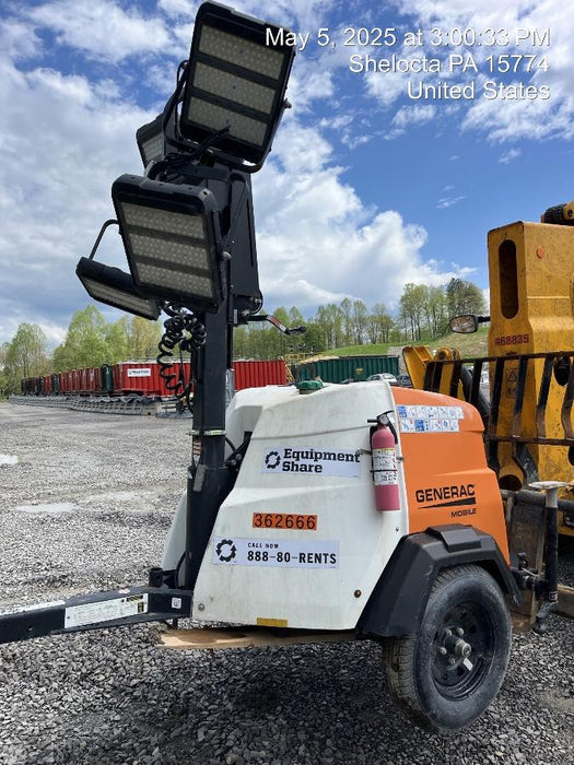 2023 Generac MLT2 Diesel, Flex Switch 120V Input, Powerzone Controller, 
(4) 320W LED Lights, 4kW Generator, 39.9 Gal Fuel Tank, 2" Ball, T3
