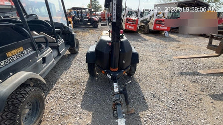 2021 Allmand NLV3GR (4) LED Light Fixture 350W, 23' Vertical Mast, 3kW Prime, Towable, Deep Sea L401, Leveling Jacks, Yanmar T4F 5.8hp