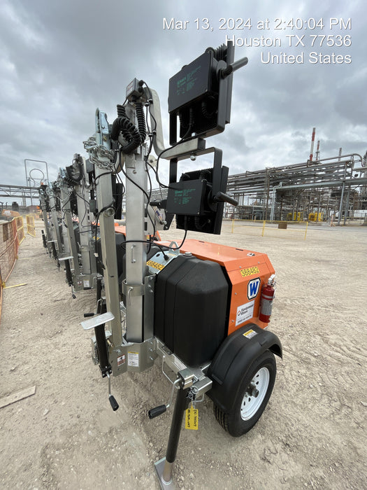 2024 Wanco WLTT-4MM4K Diesel, Deep Sea Controller, Shore Power Plug, Auto Start, (4) 350W LED Floodlights, 4kW Generator, 60 Gal Fuel Tank, 2" Ball, T3