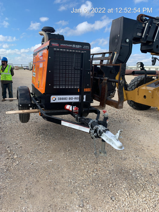 2021 Lincoln Electric Vantage 549X Ready Pak 3, ORANGE (includes trailer, cable rack, fender light kit)